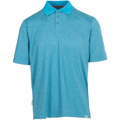 Trespass Heren Gedding Poloshirt (Vijverblauw gemêleerd)