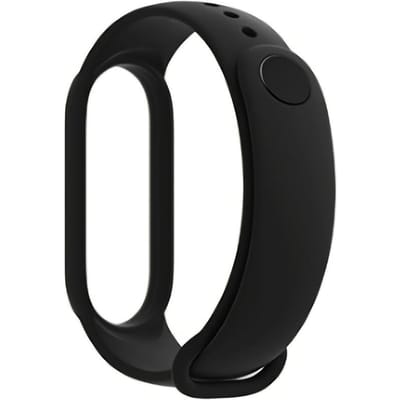 Bracelet de Remplacement Pour Montre Intelligente Xiaomi Mi Band 6 Bracelet en Silicone Réglable Bracelet de Montre de Remplacement noir