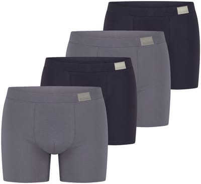 sloggi Heren lang short / pant 4 pack men GO Natural
