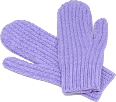 Lila gekleurde wanten - dames wanten - one size - paarse handschoenen - basic wanten met boordsteek - STUDIO Ivana
