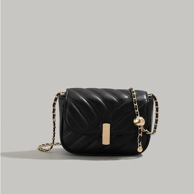 Petit sac parfumé haut de gamme pour femme, nouveau petit sac carré à chaîne en diamant et boule dorée, sac simple à bandoulière diagonale gray
