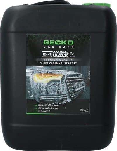 Gecko 2-in-1 was & wax 10L
