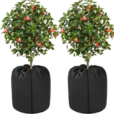 Unyqoos® Beschermhoes voor Plantenpotten met Rits en Kordel voor Winterbescherming