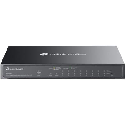 TP-Link Omada ES210GMP netwerk-switch Managed Gigabit Ethernet (10/100/1000) Power over Ethernet (PoE) Zwart
