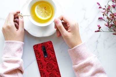 OnePlus 7 Pro TPU Case Red Roses