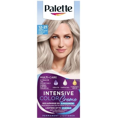 Palette Intensive Color Creme Kleurende Crème Nr 12-21 Zilverachtig Asblond - 1 Pak.