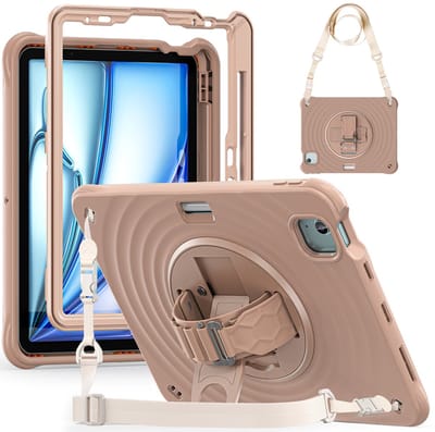 Rixus RXTC08 Anti Shock Case For Apple iPad 10 10.9 inch (2022) Latte