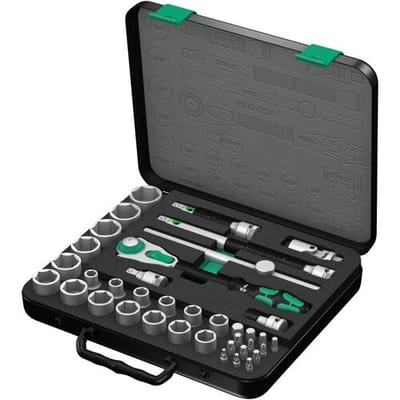 Wera 8100 SC 4 Zyklop 05003647001 Dopsleutelset Inch 1/2 (12,5 mm) 38-delig