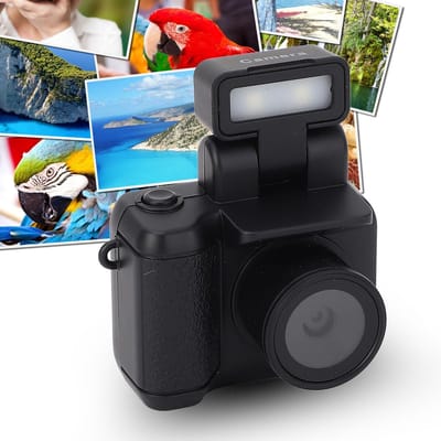 OmGoods - Dailygoody - Mini-duimcamera - 1080P-videocamera - Compact en lichtgewicht - 1,44 Inch Kleurenscherm - Oplaadbaar - Ideaal voor Reisfotografie