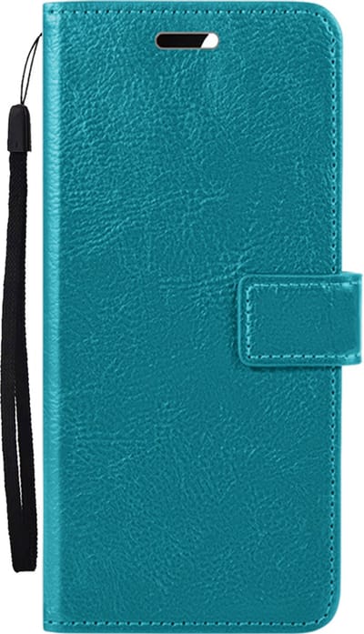Hoes - Met Pasjeshouder - Geschikt voor OnePlus Nord CE4 - Luxe Bookcase Portemonee - Flip Case - Kunstleer Book Case - Flipcase - Book Cover - Walletcase - PortemonneeHoes - Turquoise
