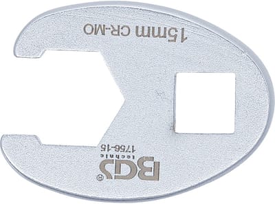 BGS Vierkant sleutelaandrijving 10 mm (3/8") SW 15 mm - 1756...