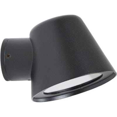 KS Verlichting Vita Cup Muurlamp Matzwart met Lichtsensor LED