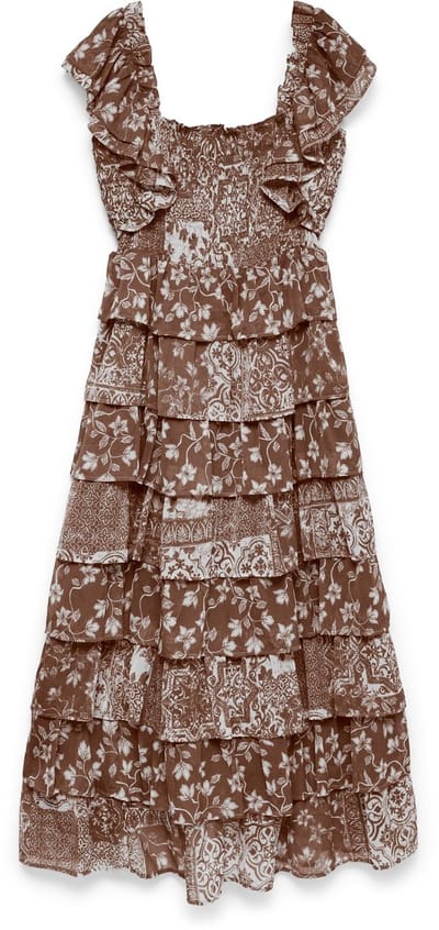 Vero Moda Jurk met laagjes VMAMAZING Lange jurk