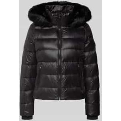 Slim fit donsjack in glanzende look