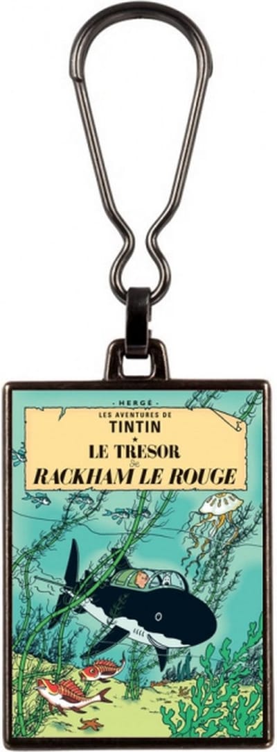 Kuifje Sleutelhanger - De schat van Scharlaken Rackham / Le trosor de rackham rouge - Metaal - eenzijdig bedrukt