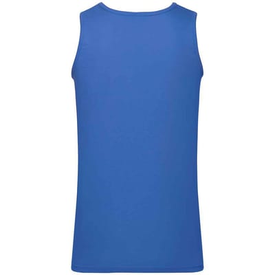 Fruit of the Loom Heren sportvest top (Koningsblauw)