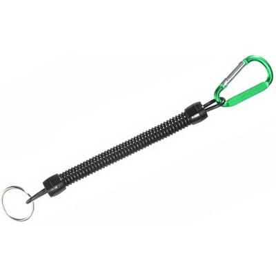 Vissen Lanyards 22cm Intrekbare Opgerolde Lijn met Karabijnhaak Varen Vissen Touw Retentietouw Visgereedschap