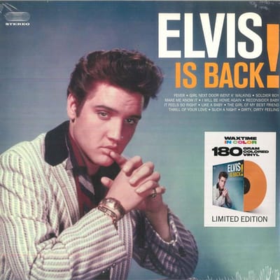 LP Elvis Presley - Elvis Is Back 950642 WaxTime In Colo 2013 Europa Rock