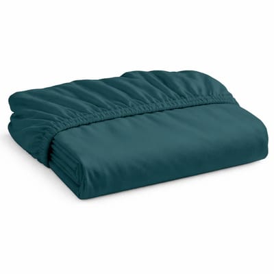 Decoware Hoeslaken Jersey - Petrol - Katoen - Elastisch - 140x200 cm - Geschikt voor matrassen tot 25 cm