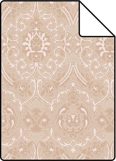 Proefstaal ESTAhome behang ornamenten zacht roze - 26.5 x 21 cm - 139639-S