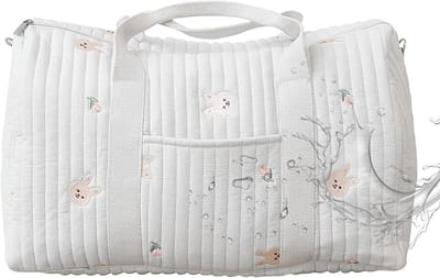 Luierdraagtas - Luier Organizer - Reizen met baby - Grote waterdichte opslag - 22 x 24 x 5 cm - Grijs