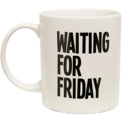 Mister Tee - Waiting For Friday Mok/beker - Wit