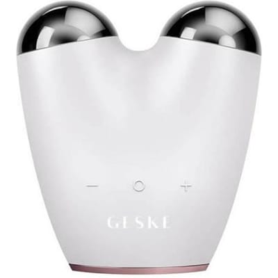 GESKE | SmartAppGuided™ SmartAppGuided™ MicroCurrent Face Lifter | 6 op 1 | Gezichtslifting | Tools voor huidverzorging | Facelift | Anti-aging apparaat | MicroCurrent tegen rimpels