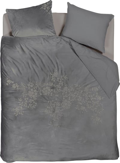 Beddinghouse Arya dekbedovertrek - Tweepersoons - 200 x 200/220 cm - Grijs