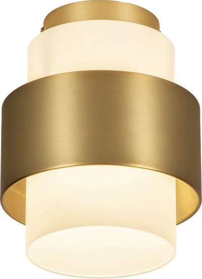Lumidora Plafondlamp 74789 - Plafonniere - MILOS - E27 - Wit - Goud - Brons - Metaal - ⌀ 20 cm