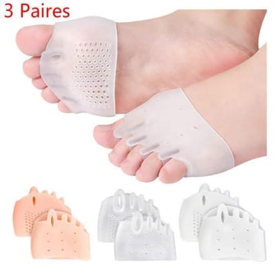 Plantaire gelkussen - Niet gespecificeerd - Teenspreiders - Ademend - Comfortabel - Duurzaam Meerkleurig ORTHOPEDISCHE ZOOL white