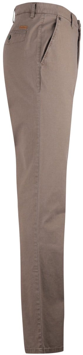 Pantalon Gardeur bruin flatfront model normale fit