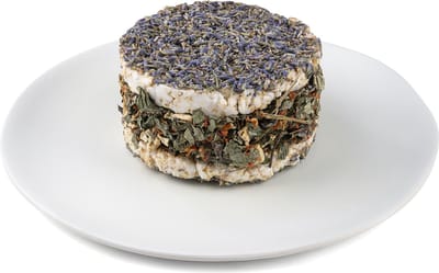 Witte Molen - Knaagdierensnack - Knaagdier - Puur Pauze Rijstschijf Groenten & Kruiden 100g Paars - 1st