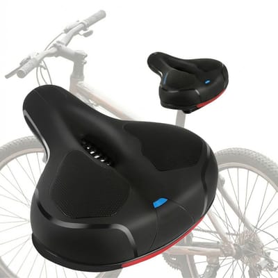 NBAP® Fietszadel Heren - Zadel Dames - Ergonomisch - Waterdicht - Zwart