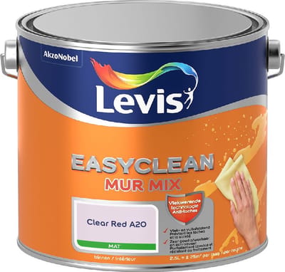 Levis - Easyclean Mur Mat Mix - Clear Red A20 - Mengverf - 2,5 L