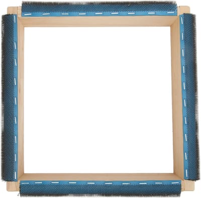 Punch Needle Frame voor Tufting en Borduren, 9.8 inch Stevig Houten Frame voor Tapijt en Handwerk, Eenvoudige Montage met Schroeven en Sleutel