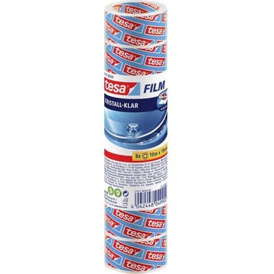 tesa 57417-00000-02 Zelfklevende folie Kristalhelder Transparant (l x b) 10 m x 19 mm 8 stuk(s)