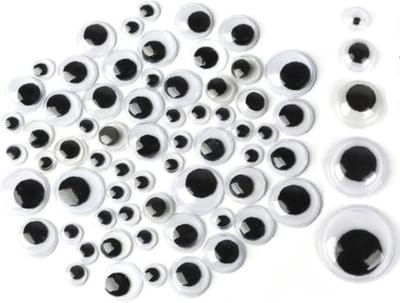 Winkrs | Wiebeloogjes 600 pcs | 5 t/m 15 mm | Knutseloogjes, Ogen, Knutselen, Decoratie