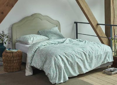 Esprit Folk Floral Kussensloop - 60x70 cm - Turquoise
