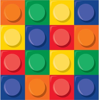Haza Witbaard - Building Blocks Napkins 16 pcs.