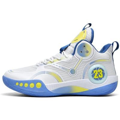 Basketbalschoenen Neutraal Ademend Buitensneakers Lichtgewicht Sportschoenen Hardloopschoenen Heren en Dames Off White Schoenen 35