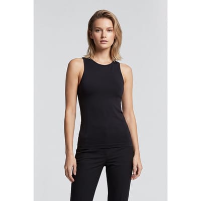 ARKET Rocco Seamless Tank Black Maat: XS | Mouwloze Tops Outlet | Dames | Zwart