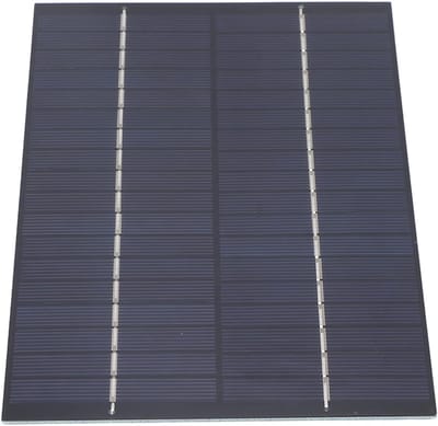 Zonnepaneel - Mini Zonnelader - Energie Besparen - Hoge Conversieratio - 4.2 W 18 V - Zwart