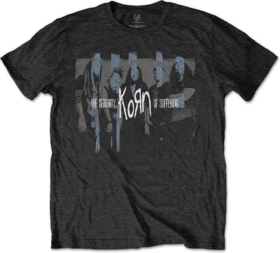 Korn - Block Photo Heren T-shirt - S - Zwart