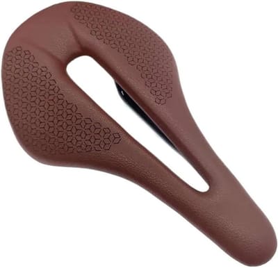 Fietszadel Zitkussen - Fiets Onderdelen - Comfortabel Fietsen - Effectieve Trillingsdemping - 265 x 150 mm - Bruin