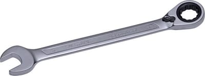 SW-Stahl 03520L-27 ringratelsleutel 27 mm met schakelhendel voor rechts- en linksdraaien I 72 tanden I steeksleutel met ringratel I ringratel steeksleutel SW 27
