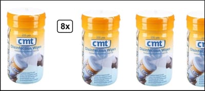 8x CMT Desinfectie doekjes foodwipes - desinfectie covid19 PT2 en PT4 goedgekeurd