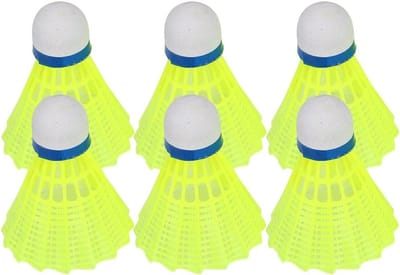 Badminton Shuttles - Nylon Ballen - Sport Training - Goede Taaiheid - 6 stuks - Wit