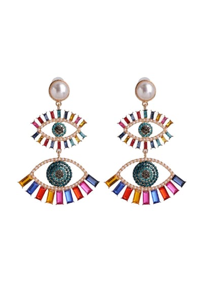 Margot Bardot Kia Eye Oorbellen Multicolored