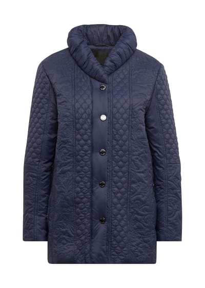 Jack met aantrekkelijk doorgestikt patroon - marine - Gr. 38 van Goldner Fashion