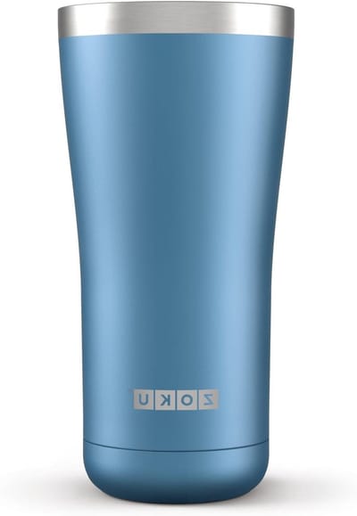 Drinkbeker Roestvrij Staal - Isolatie Beker - Dranken Koel Houden - 3 in 1 Functie - 591ml - Blauw